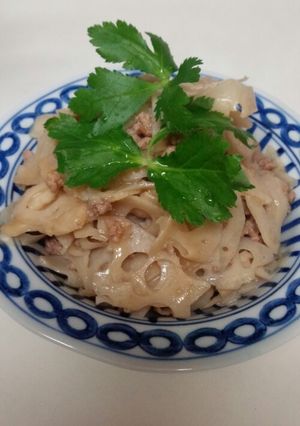 5分で、うまっ!レンコンの炒め煮-レシピのメイン写真