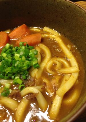 残ったカレーでうどん-レシピのメイン写真