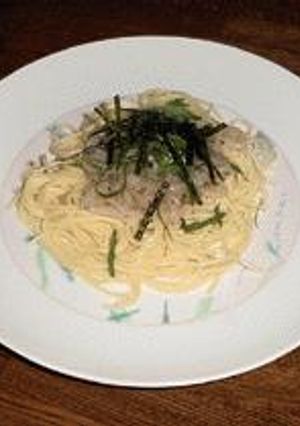 イカソーメンをスパゲッティに-レシピのメイン写真
