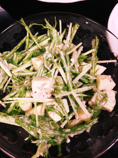 ずぼらの水菜とりんごとツナのサラダ-レシピのメイン写真