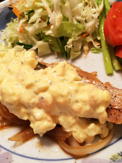 簡単♫鮭の生姜焼きタルタルのせ-レシピのメイン写真