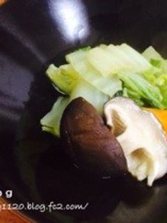 ★余った野菜で葉物野菜の煮浸し★-レシピのメイン写真