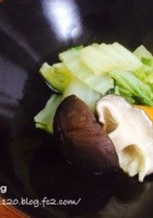 ★余った野菜で葉物野菜の煮浸し★-レシピのメイン写真