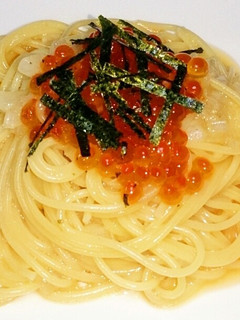 ♡いくらの釜玉風パスタ♡-レシピのメイン写真