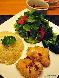 海南鶏飯(炊飯器で)-レシピのメイン写真
