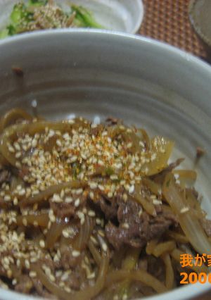 我が家の牛丼-レシピのメイン写真