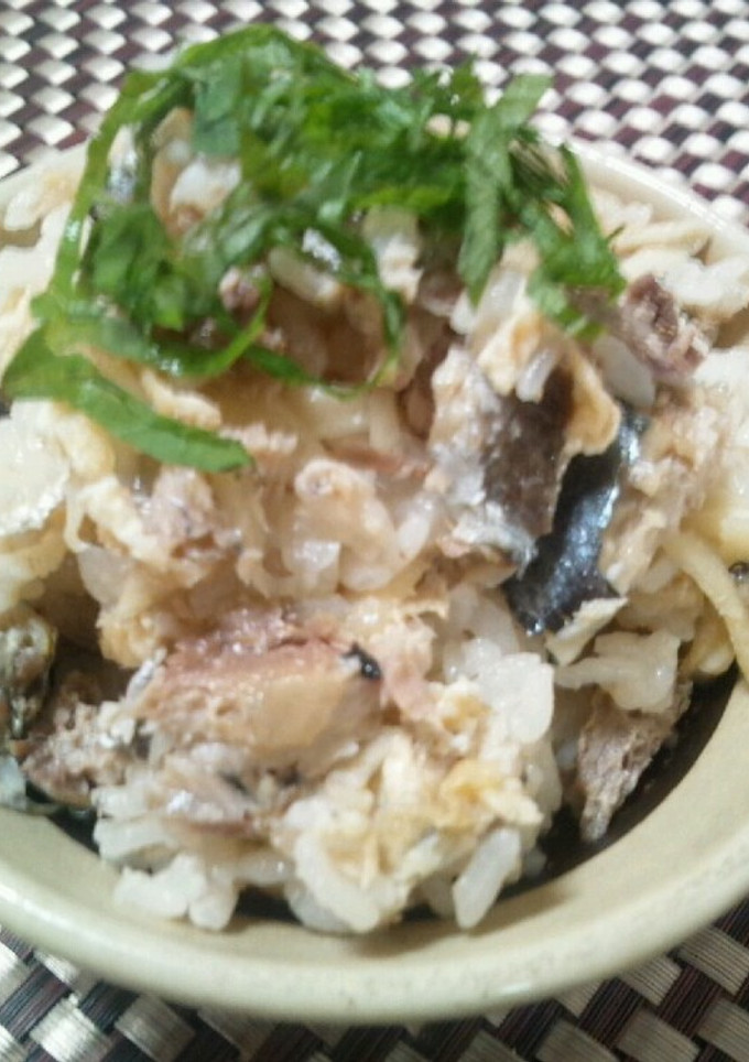 秋刀魚と新生姜の炊き込みご飯-レシピのメイン写真