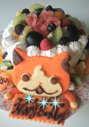 妖怪ウォッチ*ジバニャン*ケーキ-レシピのメイン写真