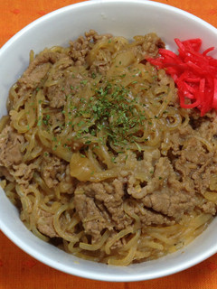 簡単〜我が家の牛丼-レシピのメイン写真