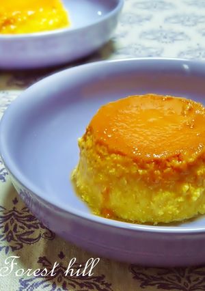 クリームチーズ入り♪かぼちゃのプリン-レシピのメイン写真