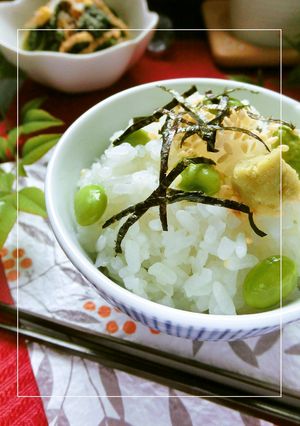 塩枝豆ごはん。-レシピのメイン写真