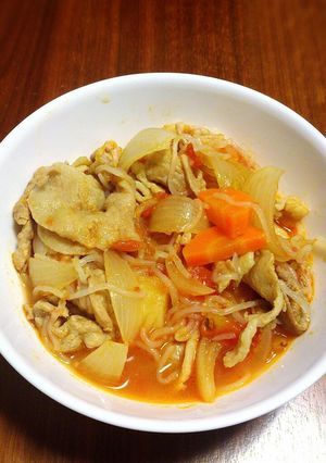 洋風♬フライパンでトマト豚肉じゃが-レシピのメイン写真