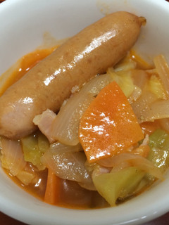 キャベツと野菜のケチャップ煮-レシピのメイン写真