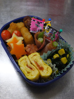 ケチャップin卵焼き風オムレツ☆お弁当に-レシピのメイン写真