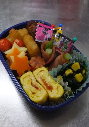 ケチャップin卵焼き風オムレツ☆お弁当に-レシピのメイン写真