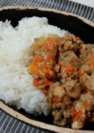 離乳食にも！豆と野菜たっぷりドライカレー-レシピのメイン写真