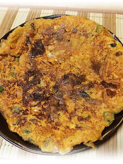 長芋とオクラのすりごまチヂミ-レシピのメイン写真