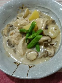ささみときのこたっぷりシチュー♪-レシピのメイン写真