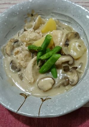 ささみときのこたっぷりシチュー♪-レシピのメイン写真