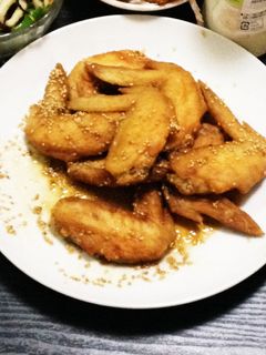 手羽先揚げ♪甘辛ダレ-レシピのメイン写真
