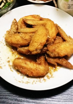 手羽先揚げ♪甘辛ダレ-レシピのメイン写真