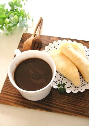 クレープにホットチョコレート…-レシピのメイン写真