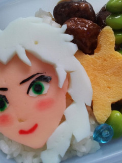 エルサ キャラ弁-レシピのメイン写真