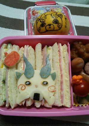 妖怪ウォッチ~コマさん弁当☆-レシピのメイン写真