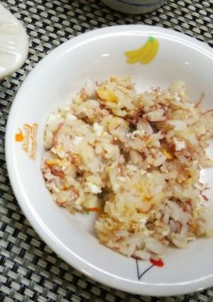 ズボラ炒飯(離乳食完了期〜取り分け)-レシピのメイン写真