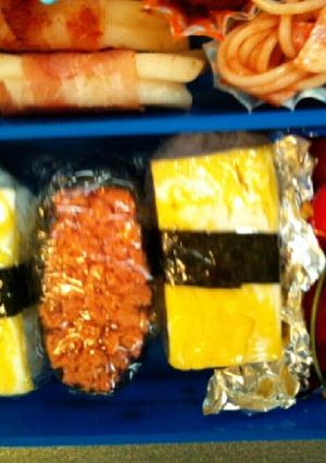 簡単キャラ弁 お寿司風 おにぎり-レシピのメイン写真