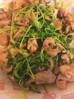 豆苗炒め-レシピのメイン写真