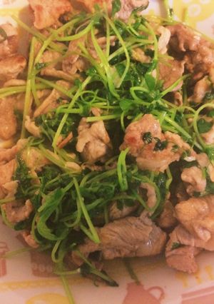 豆苗炒め-レシピのメイン写真