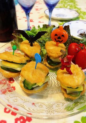 ハロウィン♬秋のナゲット❤ピンチョス-レシピのメイン写真