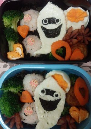 妖怪ウォッチ！ウィスパーキャラ弁-レシピのメイン写真