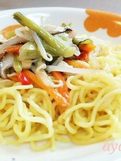 ☆リメイク☆煮浸しdeあんかけ焼きそば-レシピのメイン写真