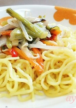 ☆リメイク☆煮浸しdeあんかけ焼きそば-レシピのメイン写真