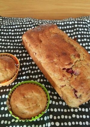 バナナとクランベリーのパウンドケーキ-レシピのメイン写真