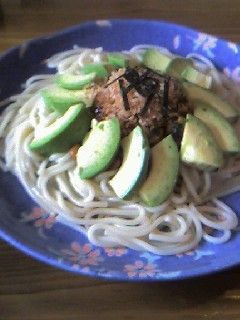 にんにく醤油で♪アボカドと納豆の和風スパ-レシピのメイン写真