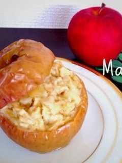 丸ごと頂く♪りんごのカップケーキ♡-レシピのメイン写真