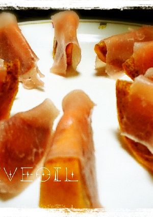 秋のワインのお供に♪生ハム柿-レシピのメイン写真