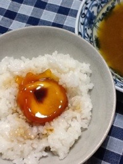 黄身の醤油漬けで玉子御飯-レシピのメイン写真