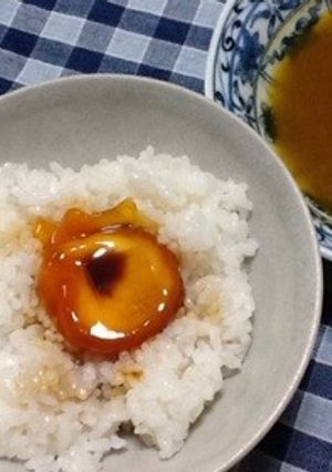 黄身の醤油漬けで玉子御飯-レシピのメイン写真