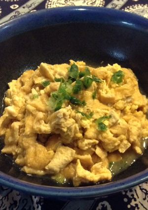 超簡単！油揚げと卵でご飯のおかず！-レシピのメイン写真