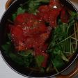油を使わないトマトと三つ葉サラダ