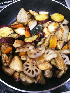鶏肉と根菜の甘酢炒め-レシピのメイン写真