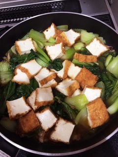 厚揚げとチンゲン菜のオイスター煮-レシピのメイン写真