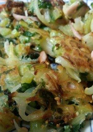 大根菜と玉ねぎと魚ニソのフリッター-レシピのメイン写真