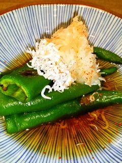 簡単⭐万願寺とうがらし・しらす焼きびたし-レシピのメイン写真