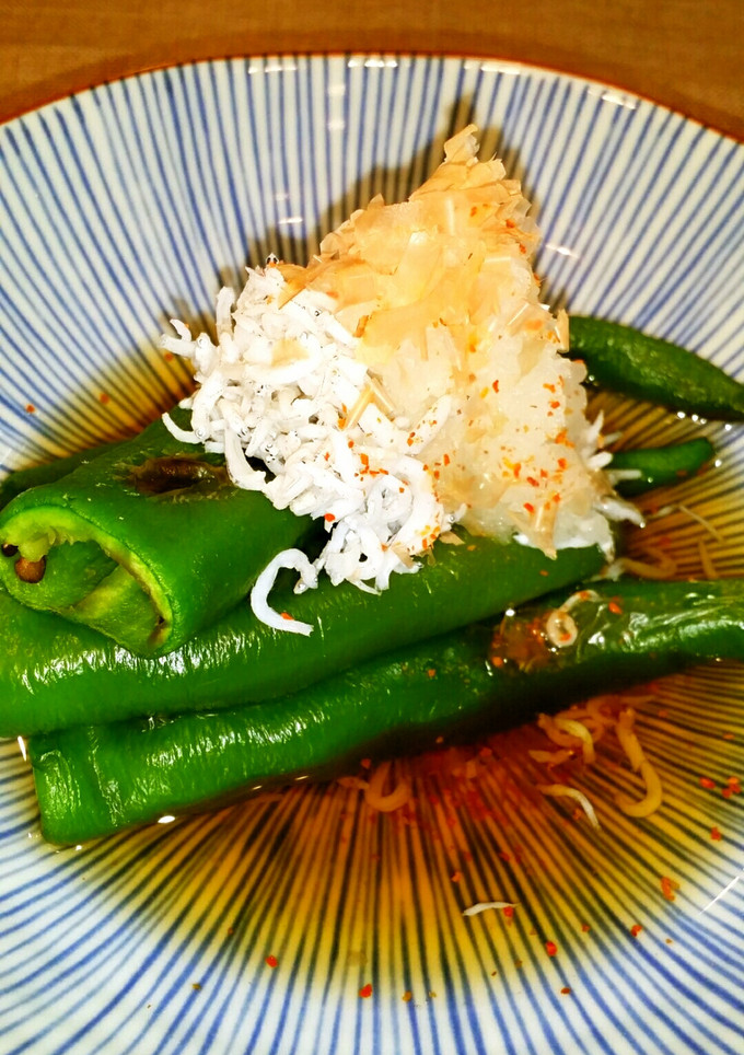 簡単⭐万願寺とうがらし・しらす焼きびたし-レシピのメイン写真