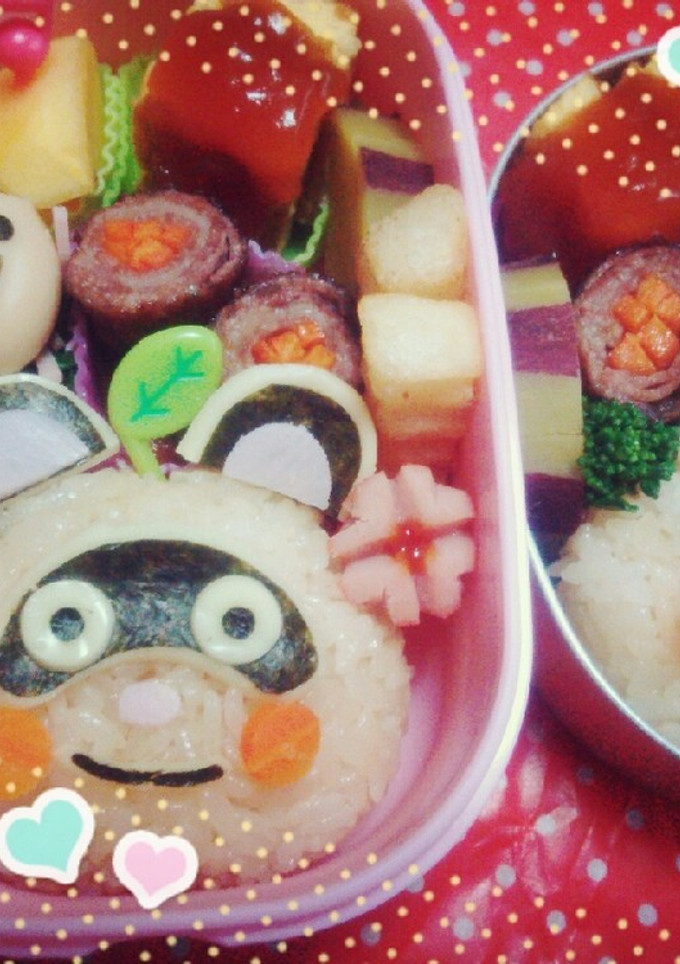 キャラ弁 たぬき♪-レシピのメイン写真